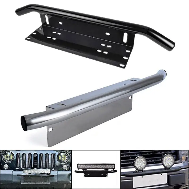 Universal Car 23 Inch Silver Bull Aluminum Bull Bar Front Bumper License Plate Tail Light Mount Bracket Holder Work Lamp Holder
Universal Car 23 Inch Silver Bull Aluminum Bull Bar Front Bumper License Plate Tail Light Mount Bracket Holder Work Lamp Holder