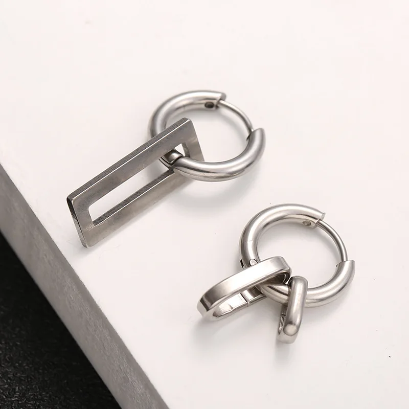QiLuxy Fashion Stainless Steel Geometric Hoop Earrings for Women Men Punk Metal Hollow Pendant Earrings Party Jewelry
QiLuxy Fashion Stainless Steel Geometric Hoop Earrings for Women Men Punk Metal Hollow Pendant Earrings Party Jewelry