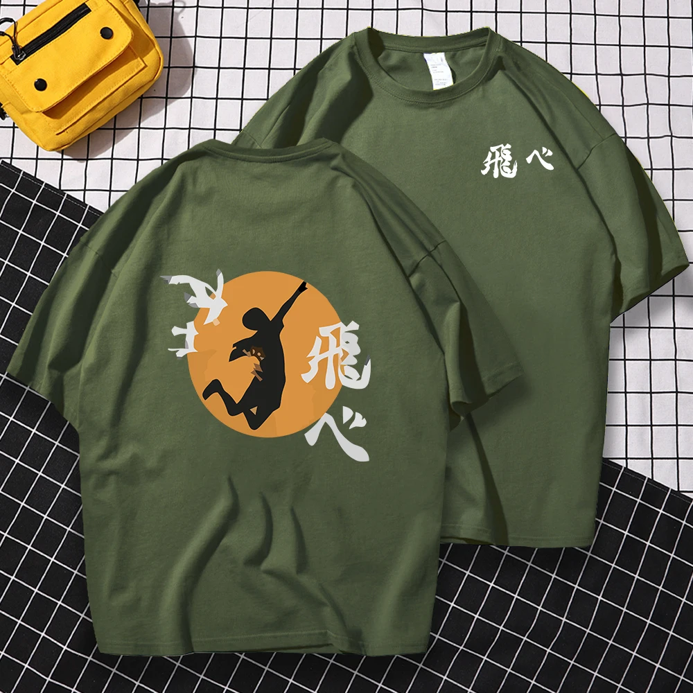 Мужская футболка Haikyuu! Летающие топы с круглым вырезом, хлопковая дышащая футболка, уличная одежда с двусторонним принтом и аниме футболка у...
Мужская футболка Haikyuu! Летающие топы с круглым вырезом, хлопковая дышащая футболка, уличная одежда с двусторонним принтом и аниме футболка у...
