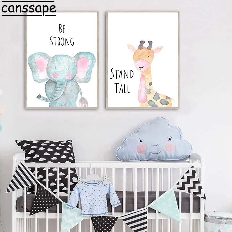 Nursery Art Poster Deer Fox Wall Painting Elephant Canvas Posters Animals Prints Nordic Wall Pictures Baby Kids Room Decoration
Nursery Art Poster Deer Fox Wall Painting Elephant Canvas Posters Animals Prints Nordic Wall Pictures Baby Kids Room Decoration