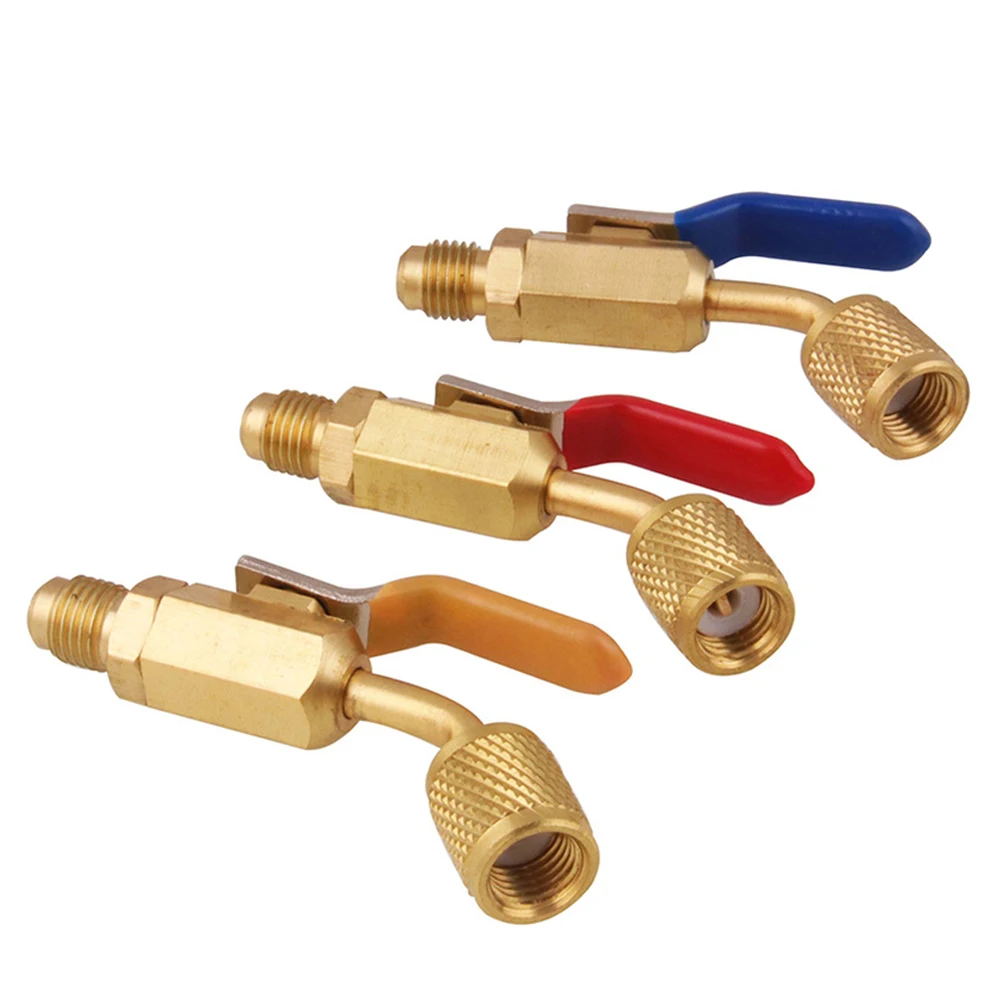 6 PCS Air Conditioning Refrigerant Angled Compact Ball Valvefor R410A R134A R12 R22 AC HVAC and R12 R22 to R134A Dropshipping
6 PCS Air Conditioning Refrigerant Angled Compact Ball Valvefor R410A R134A R12 R22 AC HVAC and R12 R22 to R134A Dropshipping
