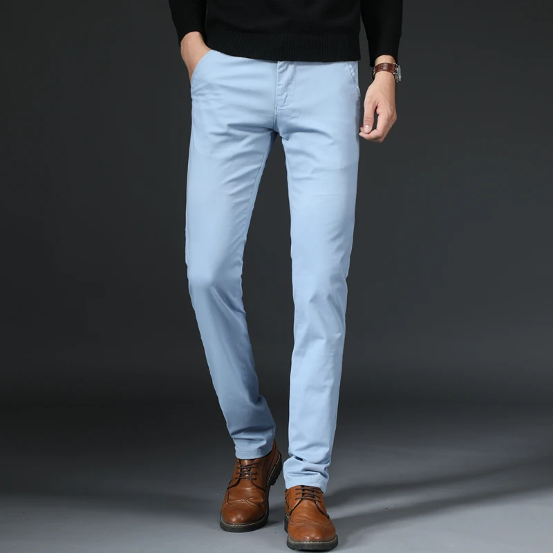 2021 summer and autumn brand cotton stretch slim straight pants classic style business casual men's fitted trousers
2021 summer and autumn brand cotton stretch slim straight pants classic style business casual men's fitted trousers