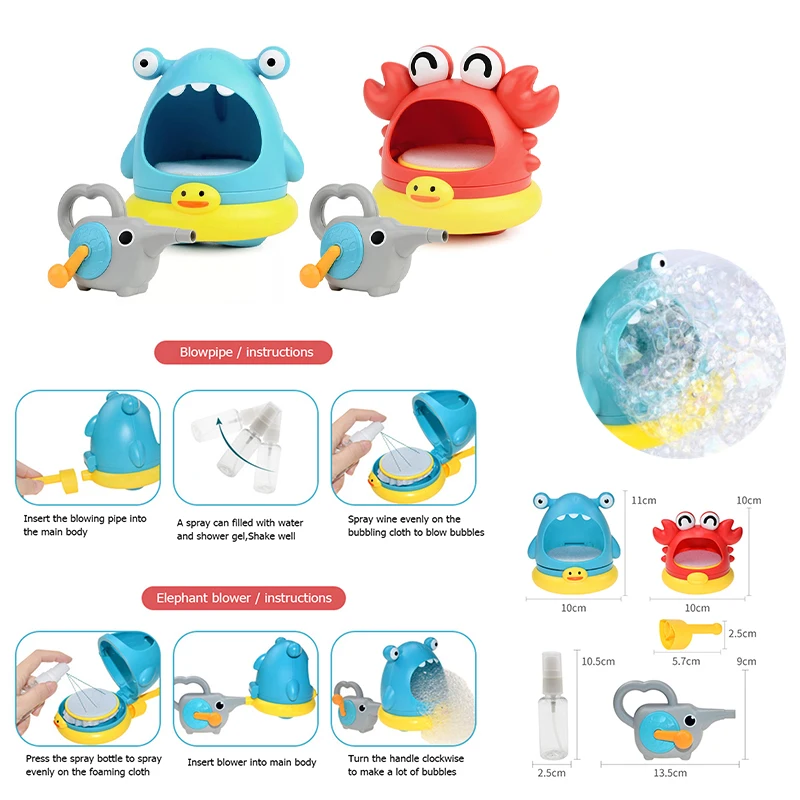 Kids Cute Cartoon Shark Bath Blowing Bubble Toys Machine Bathtub Pool Funny Toy Outdoor Blowing Bubble Soap Machine Toy
Kids Cute Cartoon Shark Bath Blowing Bubble Toys Machine Bathtub Pool Funny Toy Outdoor Blowing Bubble Soap Machine Toy
