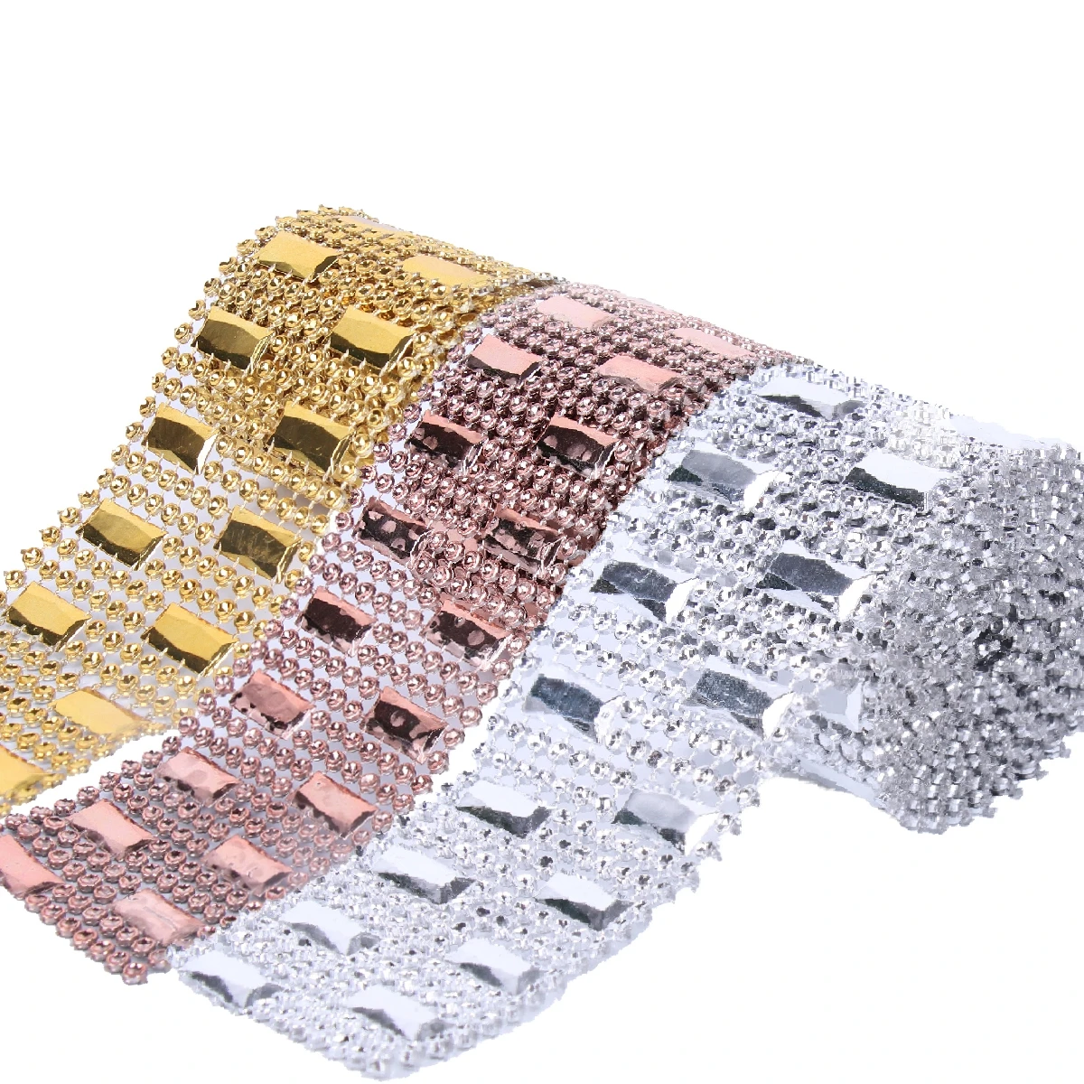 1M Gold Silver Diamond Mesh Roll Table Cake Rhinestone Wrap Ribbon Crystal Ribbons Tulle Birthday Event Wedding Party Decoration
1M Gold Silver Diamond Mesh Roll Table Cake Rhinestone Wrap Ribbon Crystal Ribbons Tulle Birthday Event Wedding Party Decoration