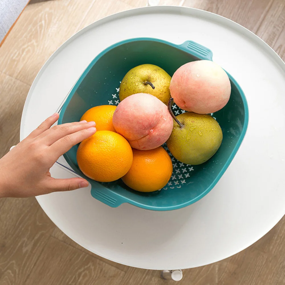 1pc Double Layers Hollow out Vegetable Basket Drain Basket Multi-function Kitchen Fruit Basket (Yellow)
1pc Double Layers Hollow out Vegetable Basket Drain Basket Multi-function Kitchen Fruit Basket (Yellow)