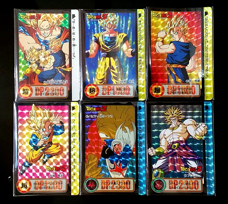 BANDAI Dragon Ball Fierce Battle 18 PP Flash Card Full Set of 6 Flashes 18th Son Goku Broly Rare Collection Card Hard Card
BANDAI Dragon Ball Fierce Battle 18 PP Flash Card Full Set of 6 Flashes 18th Son Goku Broly Rare Collection Card Hard Card