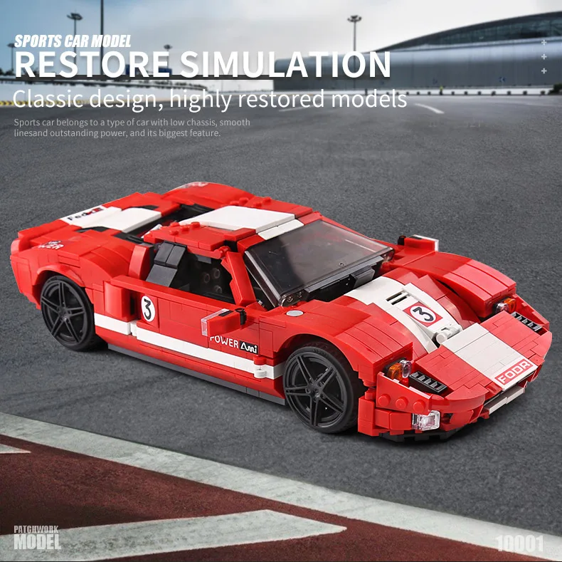 MOULD KING MOC High-Tech Car Toys Red GT Super Racing Car Model Building Blocks Assemble Bricks Kids DIY Toys Birthday Gifts
MOULD KING MOC High-Tech Car Toys Red GT Super Racing Car Model Building Blocks Assemble Bricks Kids DIY Toys Birthday Gifts