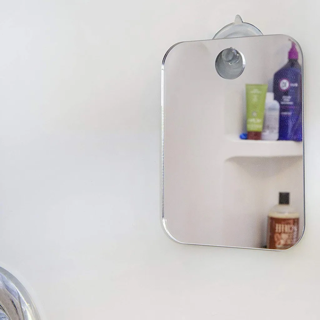 Unbreakable Mirror Fog-Free Wall Hanging Mirror Fog Free Travel Mirror Bath Room Home Shower Makeup Tool Durable Acrylic 
Unbreakable Mirror Fog-Free Wall Hanging Mirror Fog Free Travel Mirror Bath Room Home Shower Makeup Tool Durable Acrylic