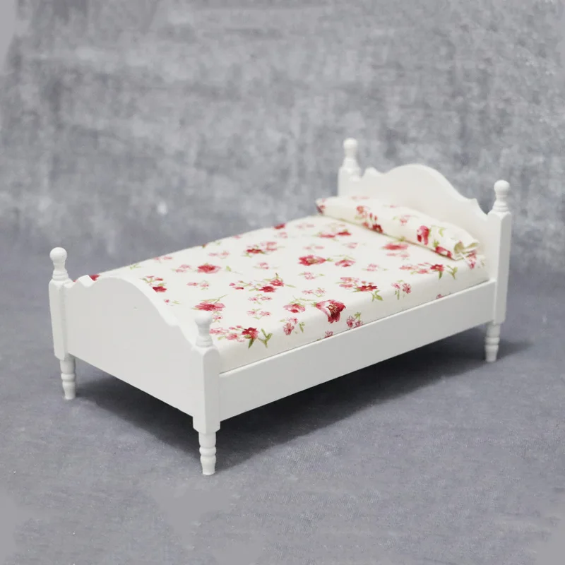1:12 DIY Dollhouse Furniture Miniature Model Art Accessories Decorative Floral Single Bed
1:12 DIY Dollhouse Furniture Miniature Model Art Accessories Decorative Floral Single Bed