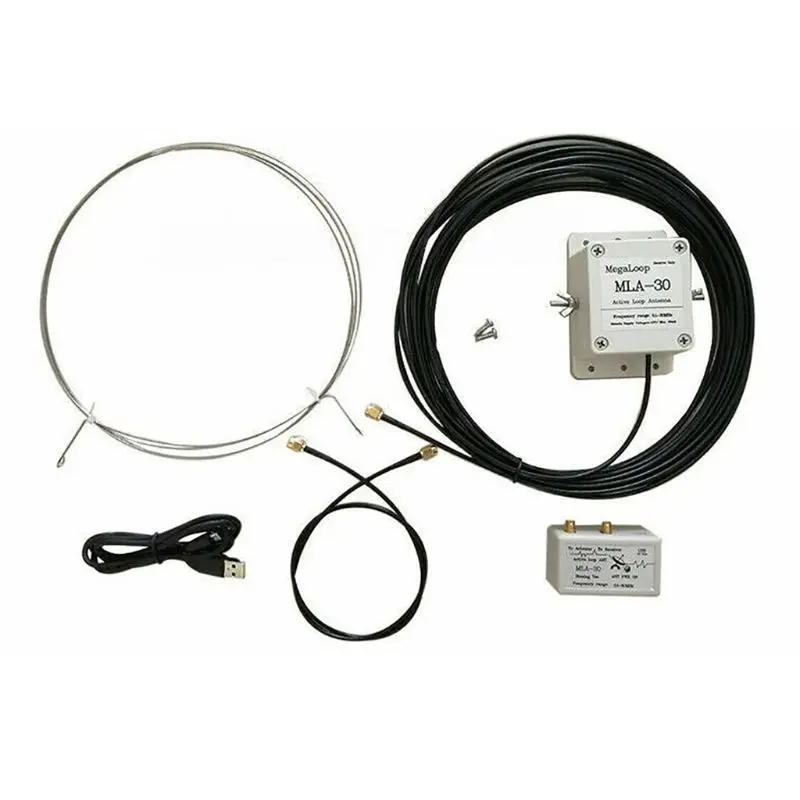 MLA30+ Loop Antenna Active Receiving Antenna Low Noise Balcony Antenna 100kHz-30MHz for HA SDR Short Wave Radio
MLA30+ Loop Antenna Active Receiving Antenna Low Noise Balcony Antenna 100kHz-30MHz for HA SDR Short Wave Radio