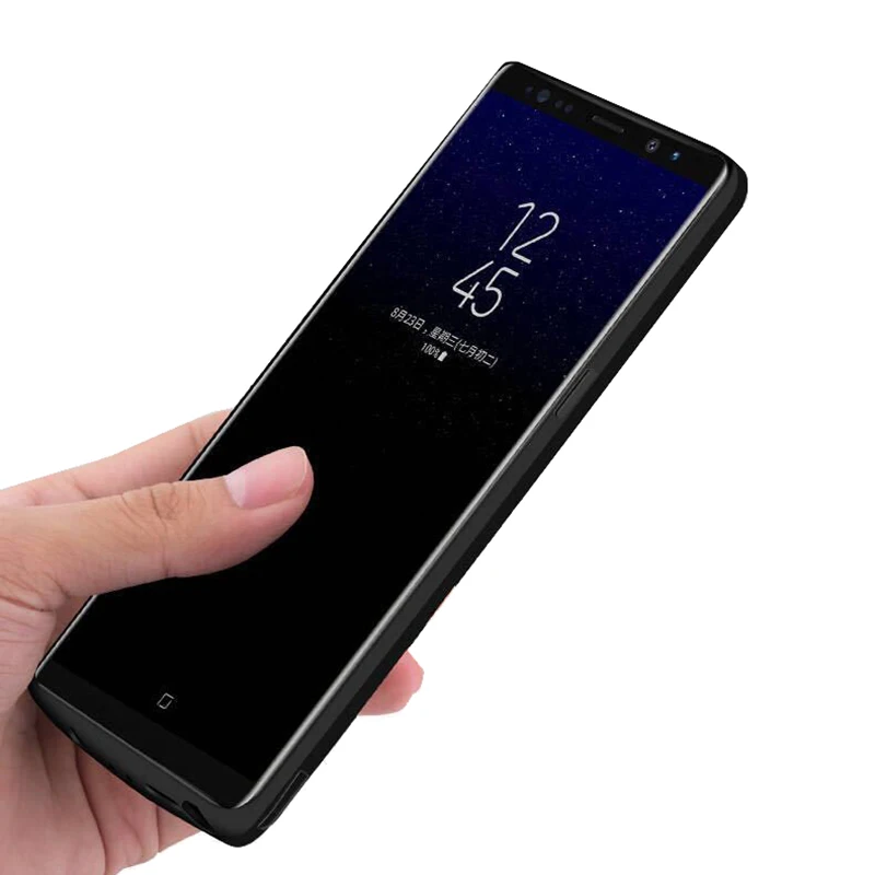 5000 мАч Зарядное устройство для телефона чехол Samsung Galaxy S8 внешний аккумулятор