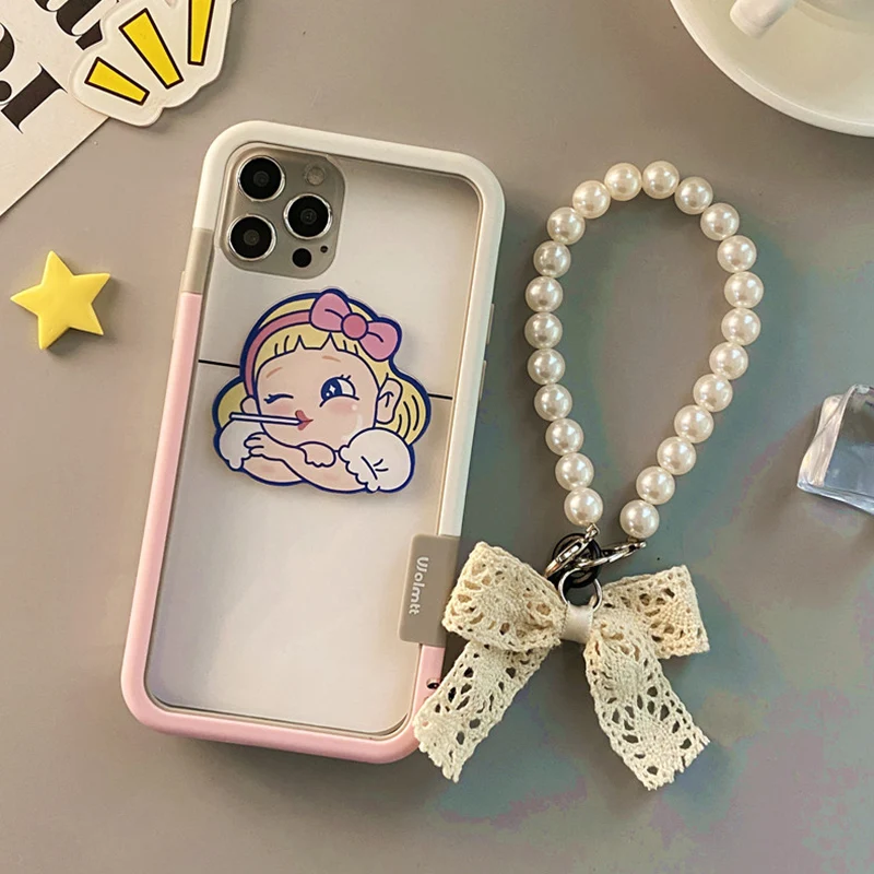For Iphone 11 12 Pro Max Pearl Pendant Soft Silicone Bumper for Iphone 12 Mini Cases for Iphone 11 7 8 Cute Bubble Girl Bumper
For Iphone 11 12 Pro Max Pearl Pendant Soft Silicone Bumper for Iphone 12 Mini Cases for Iphone 11 7 8 Cute Bubble Girl Bumper