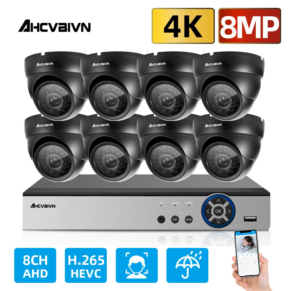 H.265 8CH DVR система видеонаблюдения 4K HD распознавание лица AHD DVR 8.0MP внешний телефон комплект наблюдения удаленный доступ
H.265 8CH DVR система видеонаблюдения 4K HD распознавание лица AHD DVR 8.0MP внешний телефон комплект наблюдения удаленный доступ