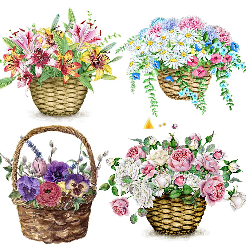 QCF98 Leisurely Country Style Beautiful Flower Basket Bedroom Classic Nostalgic Flower Sticker
QCF98 Leisurely Country Style Beautiful Flower Basket Bedroom Classic Nostalgic Flower Sticker