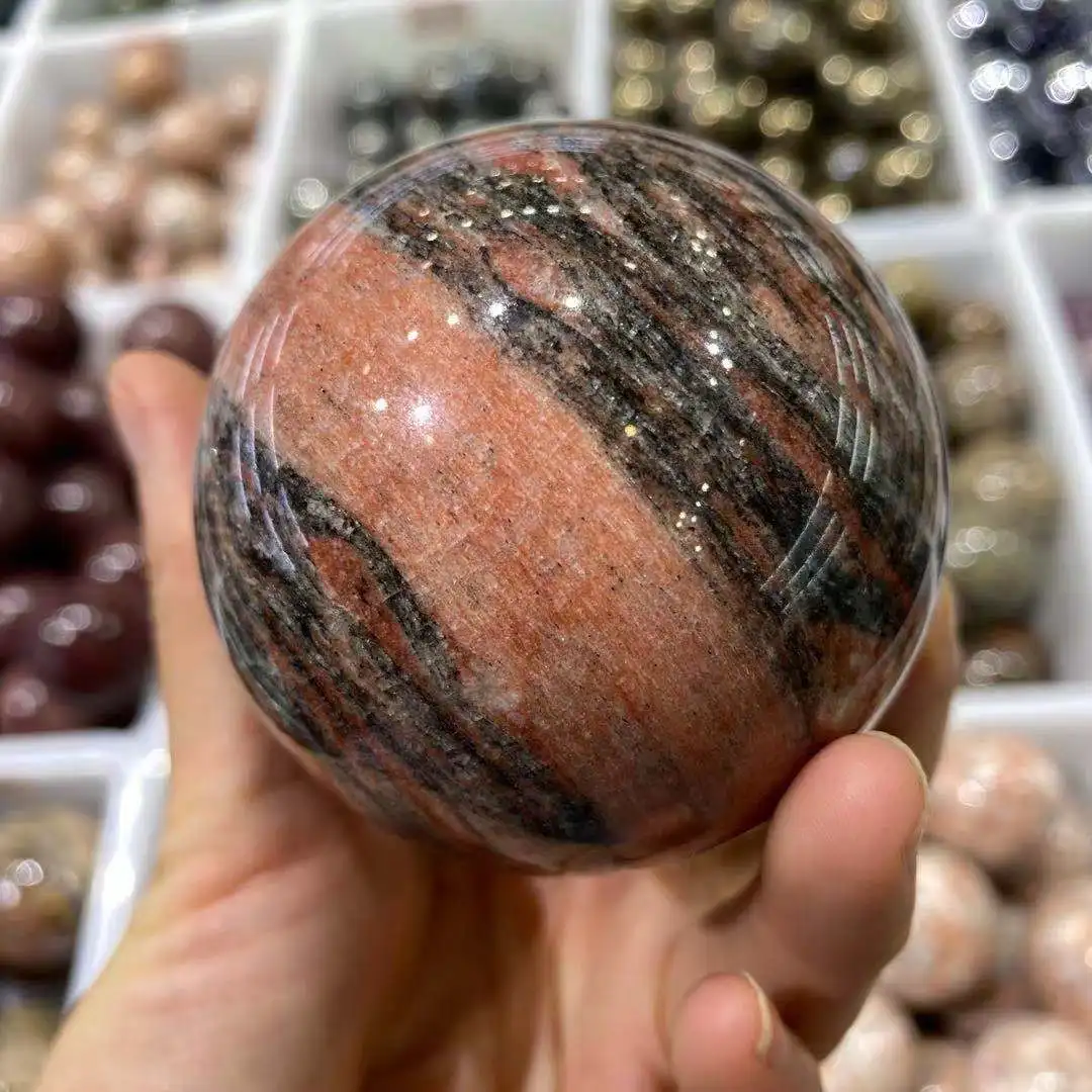 Natural red zebra stone crystal quartz ball aura healing room decoration home gemstone aquarium gift
Natural red zebra stone crystal quartz ball aura healing room decoration home gemstone aquarium gift