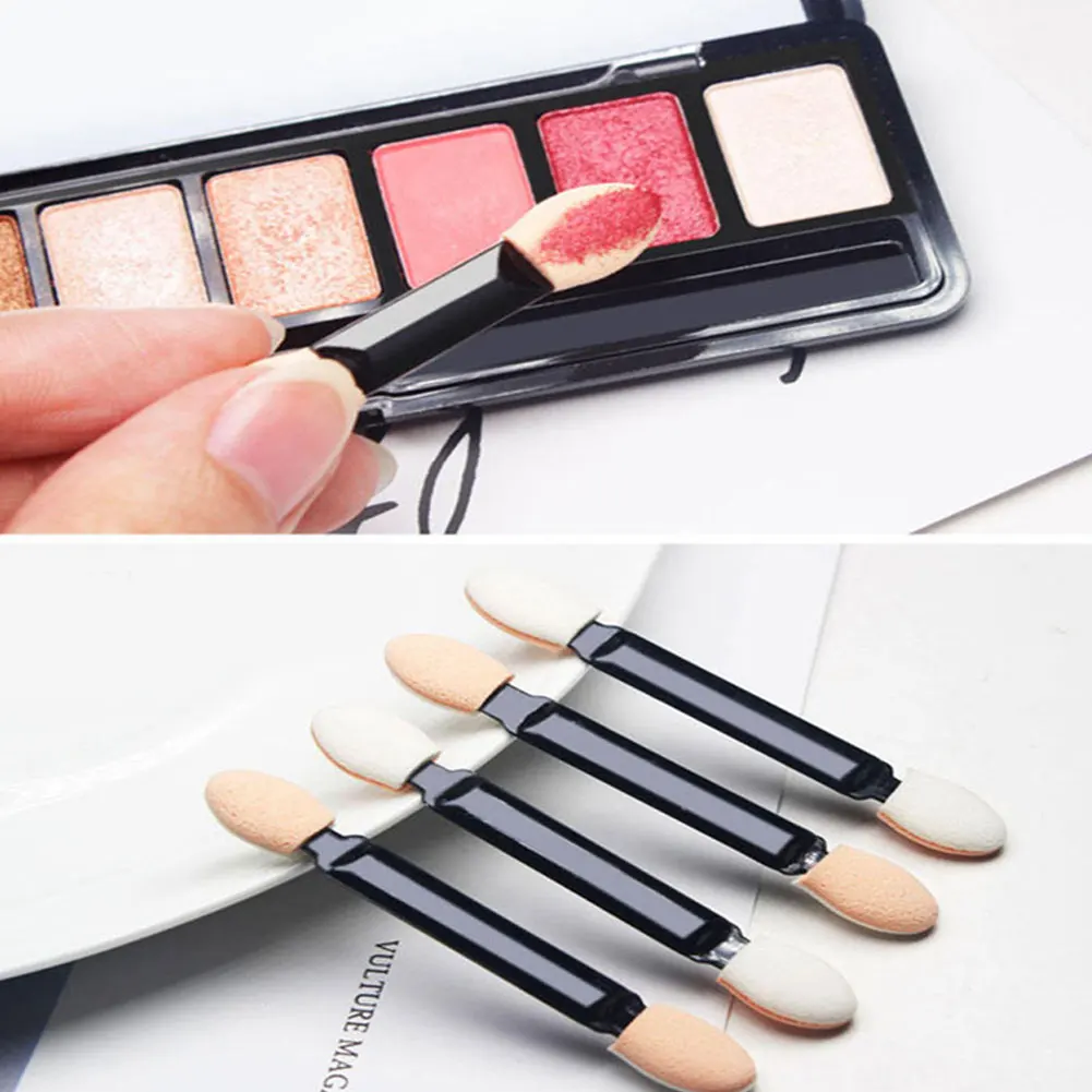 10pcs Disposable Eyeshadow Applicator Brush Dual Sided Sponge Eye Shadow Brushes Stick Makeup Cosmetic Tool Nail Art Brush 7.5cm
10pcs Disposable Eyeshadow Applicator Brush Dual Sided Sponge Eye Shadow Brushes Stick Makeup Cosmetic Tool Nail Art Brush 7.5cm
