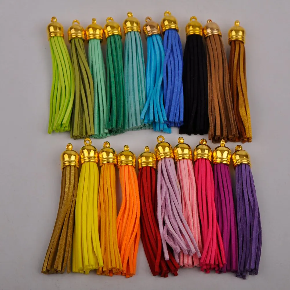 200pcs 80mm Tassel Vintage Leather Fringe for Purl Macrame DIY Jewelry Keychain Cellphone Straps Pendant
200pcs 80mm Tassel Vintage Leather Fringe for Purl Macrame DIY Jewelry Keychain Cellphone Straps Pendant