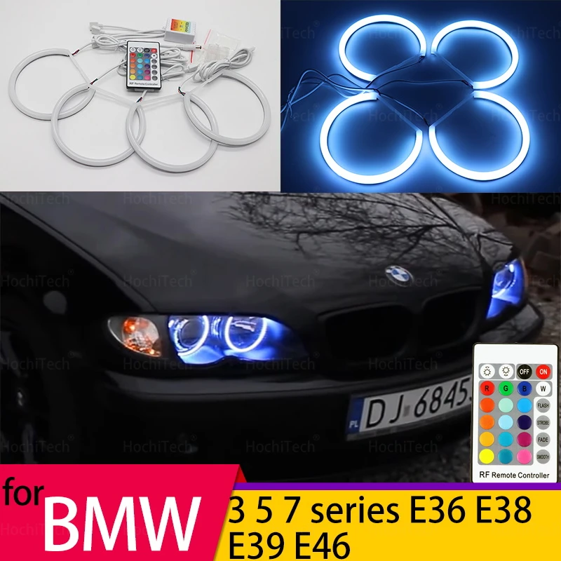 131 мм x 4 шт., комплект хлопковых колец RGB «ангельские глазки», 4D, 16 цветов, вспышка для BMW 3 5 7 серии E36 E38 E39 E46 525i 528i 530i 540i 320i 325i 
131 мм x 4 шт., комплект хлопковых колец RGB «ангельские глазки», 4D, 16 цветов, вспышка для BMW 3 5 7 серии E36 E38 E39 E46 525i 528i 530i 540i 320i 325i