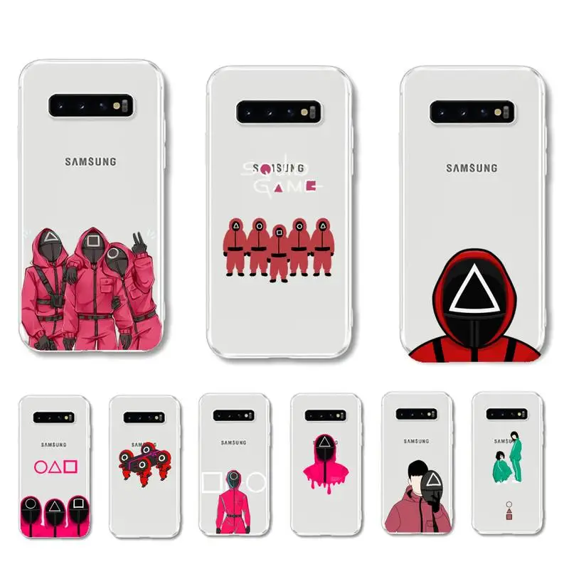YNDFCNB Squid game Phone Case For Samsung Galaxy S7 edge S8 S9 S10 S20 plus S10lite A31 A10 A51 Capa
YNDFCNB Squid game Phone Case For Samsung Galaxy S7 edge S8 S9 S10 S20 plus S10lite A31 A10 A51 Capa