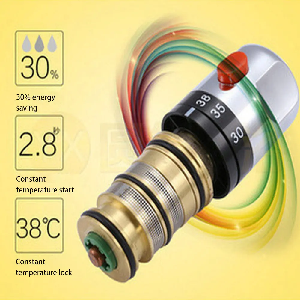 Solid Brass Thermostatic Mixing Valve Temperature Control Ceramic Valve for Solar Water Heater Valve Parts Ceramic Cartridge
Solid Brass Thermostatic Mixing Valve Temperature Control Ceramic Valve for Solar Water Heater Valve Parts Ceramic Cartridge