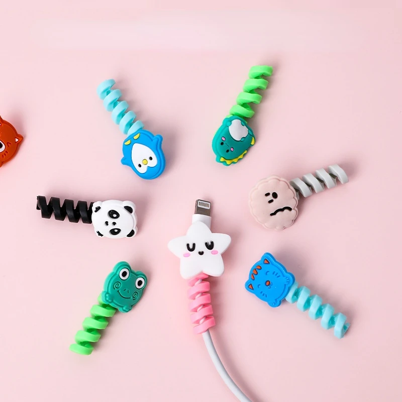 Cute Cartoon Cable Protector Data Line Protective Cover Charging Cable USB Charger Cord Earphone Cable Organizer Silicone Winder
Cute Cartoon Cable Protector Data Line Protective Cover Charging Cable USB Charger Cord Earphone Cable Organizer Silicone Winder