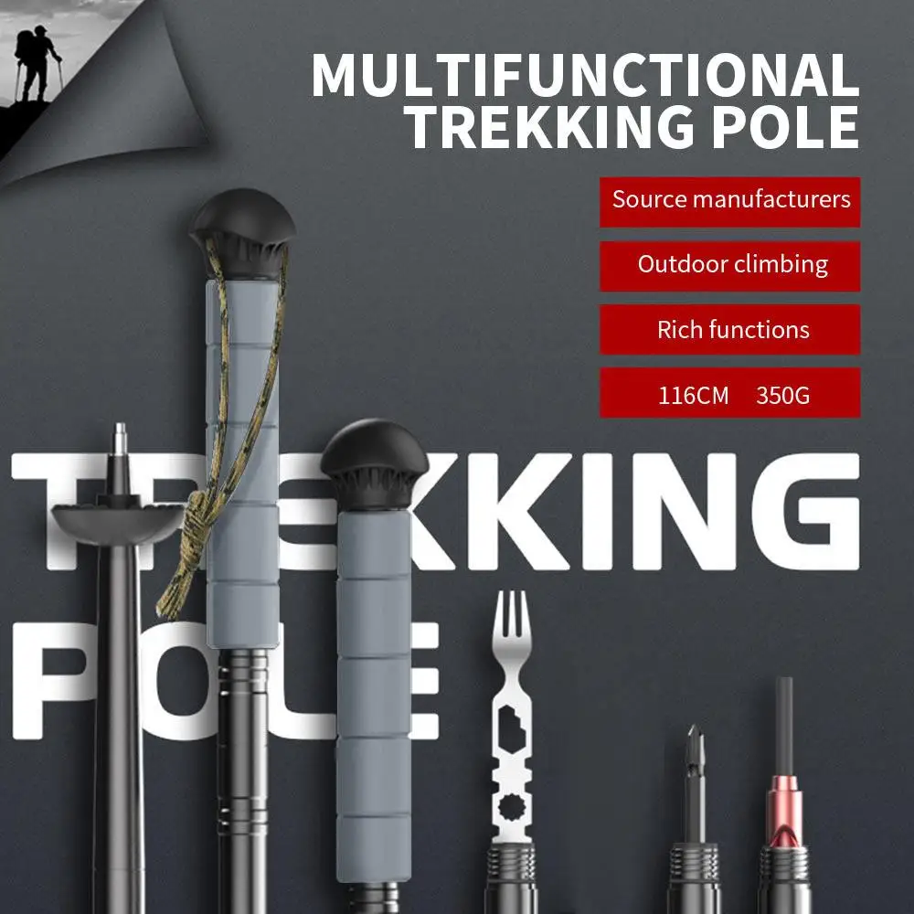 2020 Portable Tactical Stick Walking Stick Trekking Pole Black Survival Tool Multifunction Travel Hiking Sports Outdoor
2020 Portable Tactical Stick Walking Stick Trekking Pole Black Survival Tool Multifunction Travel Hiking Sports Outdoor
