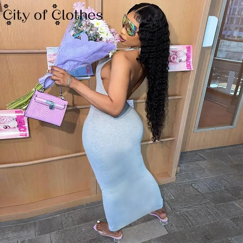 2021 Sleeveless Backless Solid V-Neck Sexy Maxi Dress Summer Women Fashion Streetwear Y2K Clothing Robe Kpytomoa Long Dresses
2021 Sleeveless Backless Solid V-Neck Sexy Maxi Dress Summer Women Fashion Streetwear Y2K Clothing Robe Kpytomoa Long Dresses