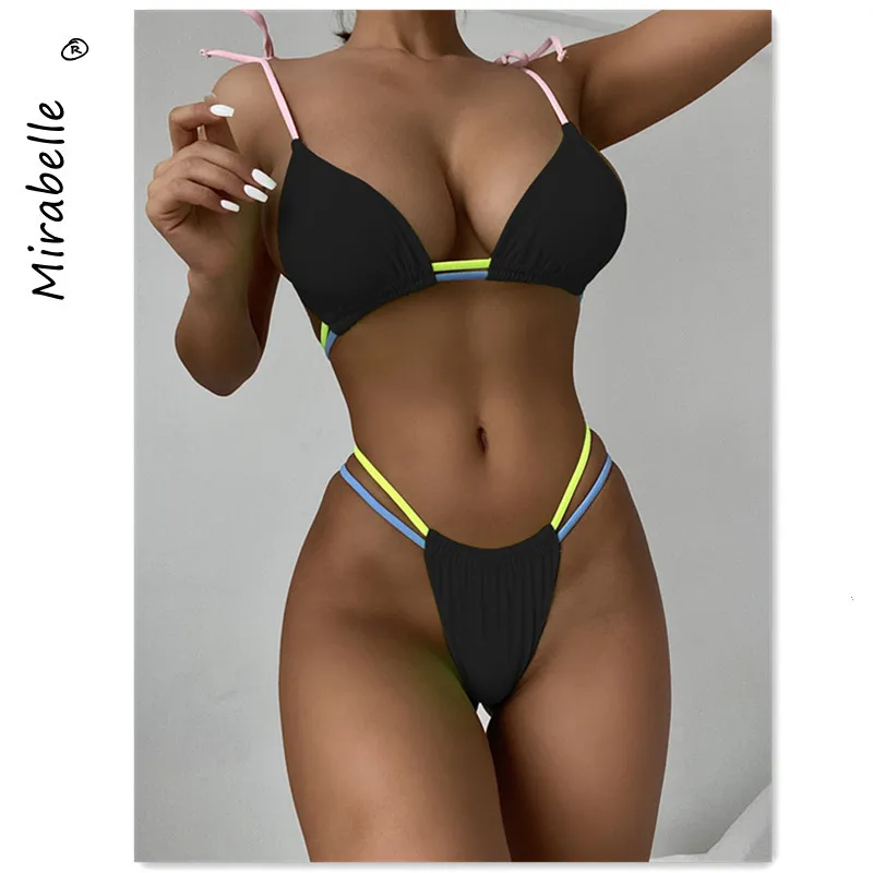 MIRABELLE Sexy Bikinis Women's Swimsuit 2021 Push Up Swimwears Brazilian Biquini Micro Thong High Cut Bathing Suits Beachwear
MIRABELLE Sexy Bikinis Women's Swimsuit 2021 Push Up Swimwears Brazilian Biquini Micro Thong High Cut Bathing Suits Beachwear