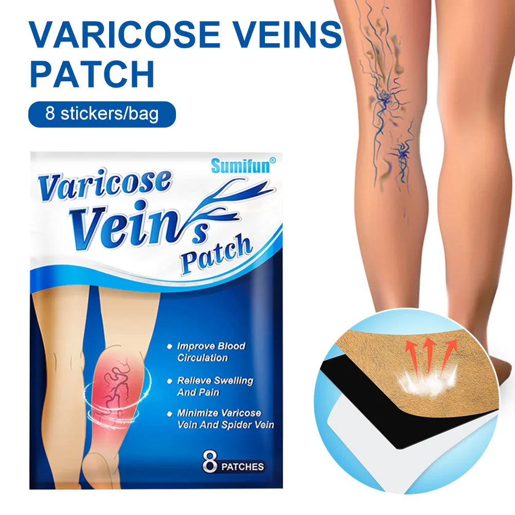 Natural Herbal Spider Veins Patch Varicose Veins Patch for Leg Pain Phlebitis Vein Edema Angiitis Plaster Patch 8Pcs/bag
Natural Herbal Spider Veins Patch Varicose Veins Patch for Leg Pain Phlebitis Vein Edema Angiitis Plaster Patch 8Pcs/bag