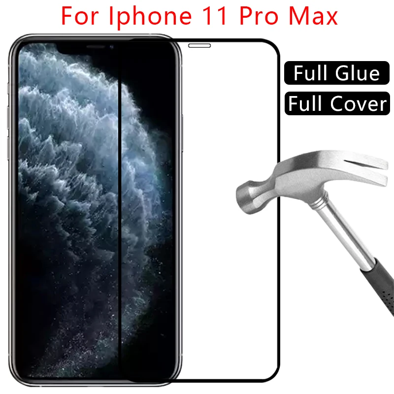 Фото Чехол для i phone 11 pro max закаленное стекло защита экрана Apple iphone 11pro - купить