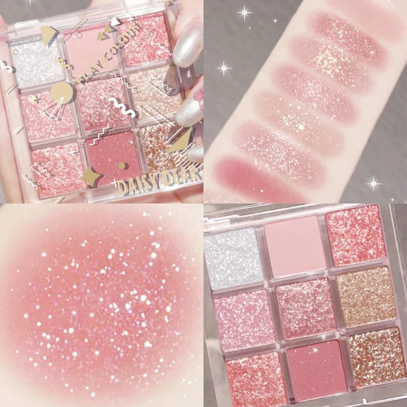 Peach Eyeshadow Palette Nine-color Glitter Pearl Sequins Waterproof Earth Color Fine and Smooth Sweet Makeup TSLM1
Peach Eyeshadow Palette Nine-color Glitter Pearl Sequins Waterproof Earth Color Fine and Smooth Sweet Makeup TSLM1