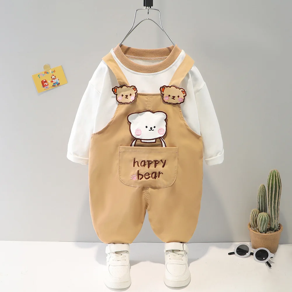 Baby Clothes Pantsuit Newborn Boy Sets Long Sleeve Hoodie+Cartoon Suspender Trousers Two-Piece Suits Leisure Toddler Girl Outfit
Baby Clothes Pantsuit Newborn Boy Sets Long Sleeve Hoodie+Cartoon Suspender Trousers Two-Piece Suits Leisure Toddler Girl Outfit