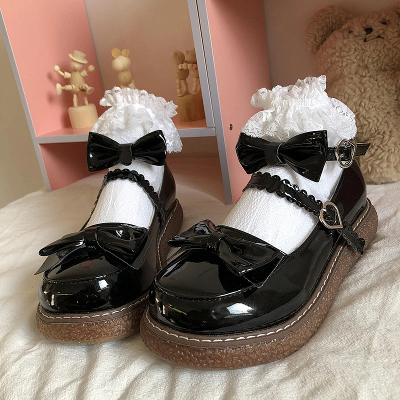 white lolita shoes women round head bowknot comfortable ulzzang shoes japanese sneakers platform vintage shoes harajuku
white lolita shoes women round head bowknot comfortable ulzzang shoes japanese sneakers platform vintage shoes harajuku