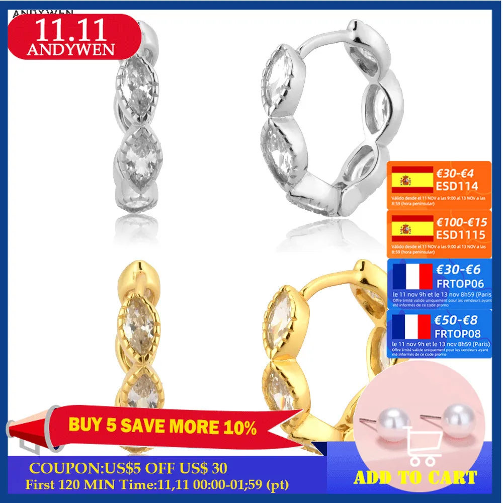ANDYWEN 925 Sterling Silver Oval Clear Zircon Hoop Circle Round Piercing Pendiente Luxury CZ 2020 Rock Punk Jewelry For European
ANDYWEN 925 Sterling Silver Oval Clear Zircon Hoop Circle Round Piercing Pendiente Luxury CZ 2020 Rock Punk Jewelry For European