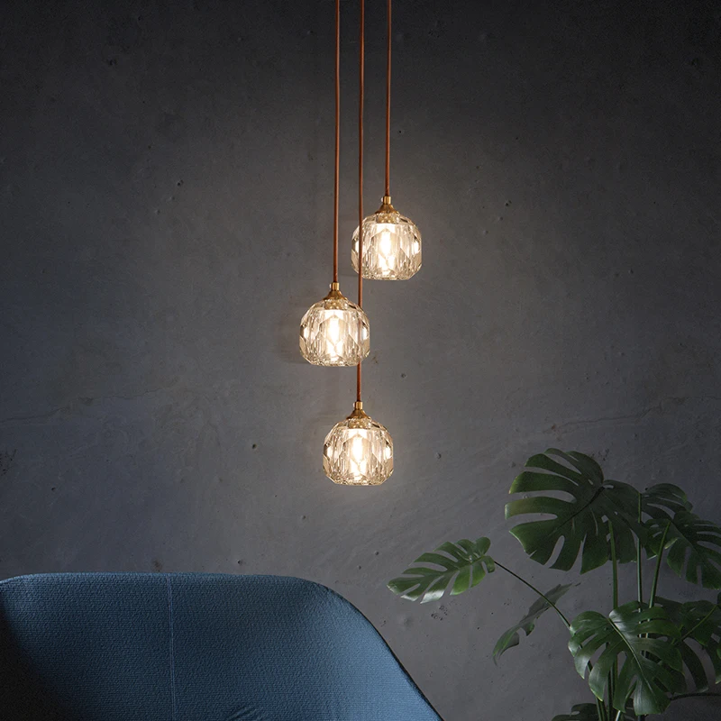 Nordic LED Pendant Lights Crystal Lamp for Living Room Bedroom Kitchen Crystal Shade Gold Ceiling Decor Home Indoor Lighting
Nordic LED Pendant Lights Crystal Lamp for Living Room Bedroom Kitchen Crystal Shade Gold Ceiling Decor Home Indoor Lighting