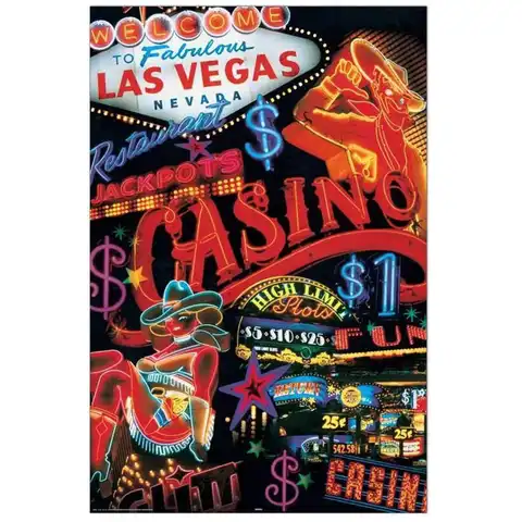 Встановлений для алмазної вишивки 'Місто Лас -Вегас'