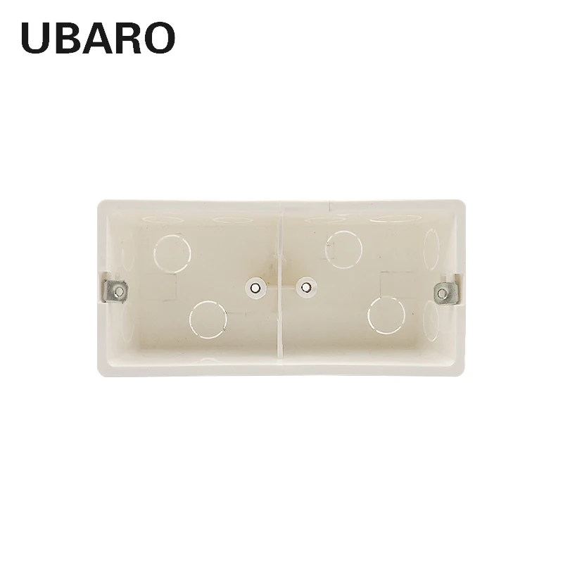 172*80*50mm Socket Concealed Bottom Case PC Plastic Material White Surface Outlet Junction Wall Install Box For 172*86mm Switch
172*80*50mm Socket Concealed Bottom Case PC Plastic Material White Surface Outlet Junction Wall Install Box For 172*86mm Switch
