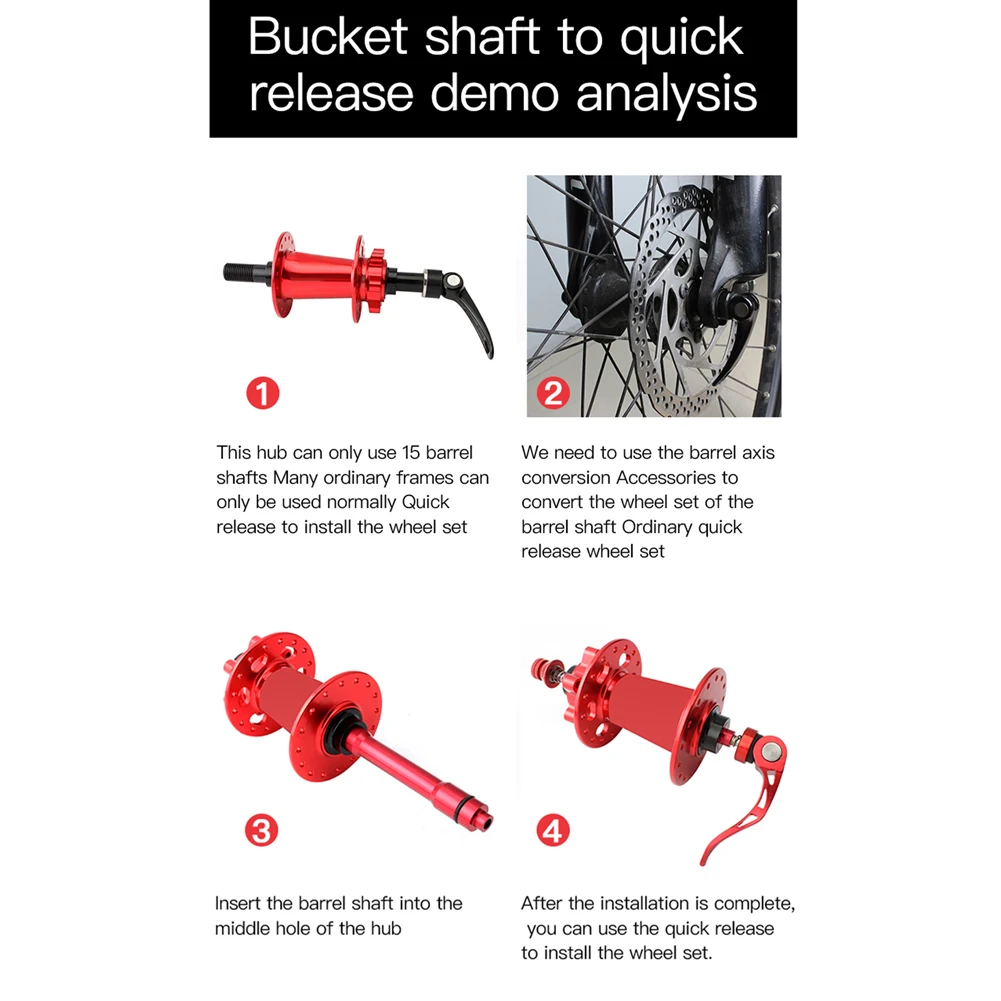 MUQZI Bicycle Barrel Shaft Hub Conversion Shaft 15 to 9 100mm Bike Aluminum Quick Release Conversion Shaft Bicycle Accessories
MUQZI Bicycle Barrel Shaft Hub Conversion Shaft 15 to 9 100mm Bike Aluminum Quick Release Conversion Shaft Bicycle Accessories