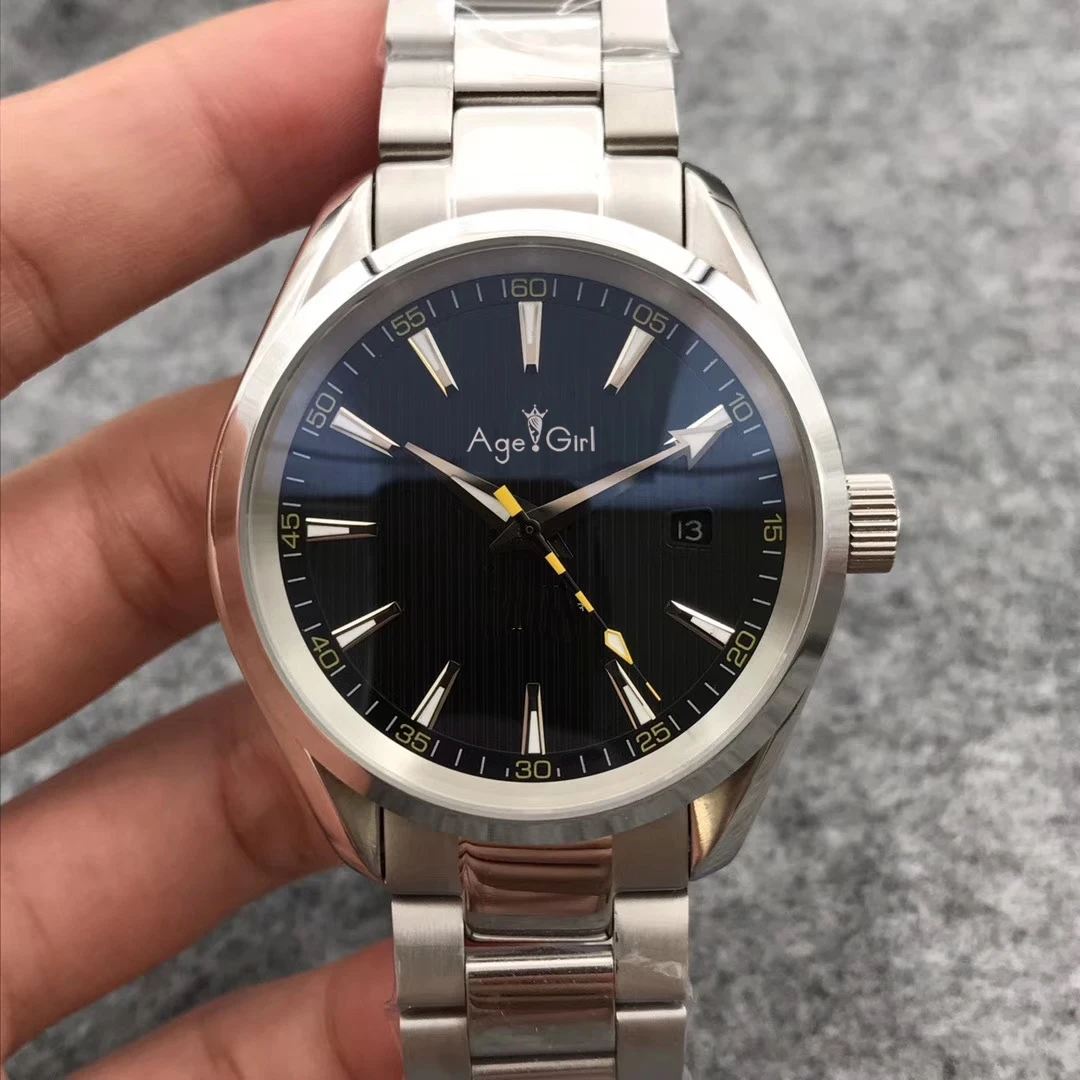Luxury New Men Automatic Mechanical Black Blue Yellow Stainless Steel Watches Chronometer Master Sapphire 007 Glass Back
Luxury New Men Automatic Mechanical Black Blue Yellow Stainless Steel Watches Chronometer Master Sapphire 007 Glass Back