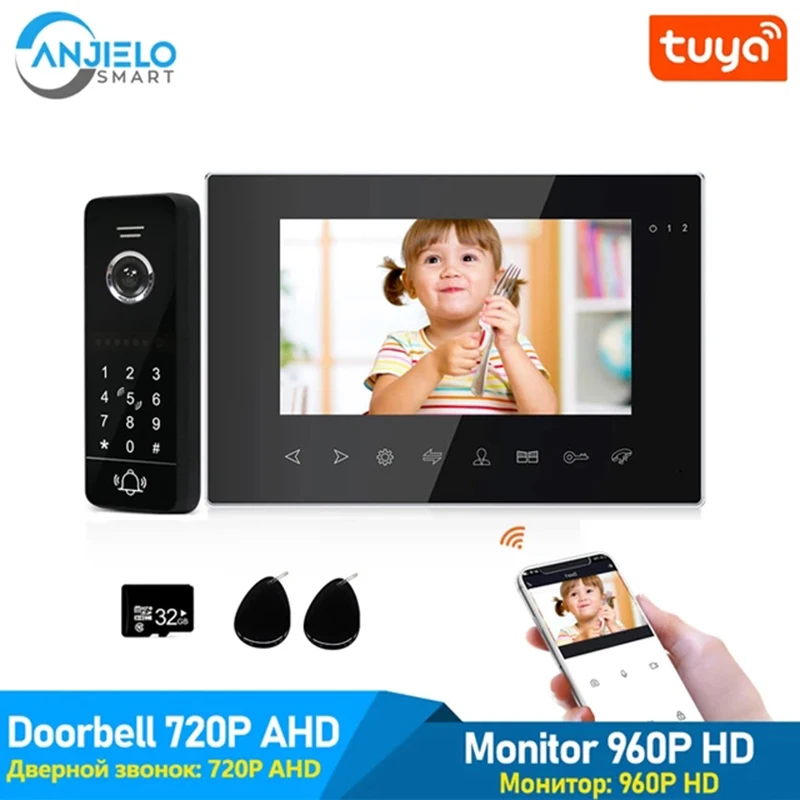 Remote Control Video Intercom Monitor Door Peephole Camera Password RFID Card Unlock Tuya Smart For Home Security Protection
Remote Control Video Intercom Monitor Door Peephole Camera Password RFID Card Unlock Tuya Smart For Home Security Protection