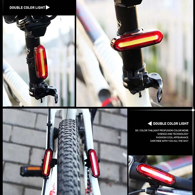 Bicycle Light LED Tail Light Rear Tail Safety Warning Riding Portable Light Rechargeable Battery Style Mountain Bike Tail Light
Bicycle Light LED Tail Light Rear Tail Safety Warning Riding Portable Light Rechargeable Battery Style Mountain Bike Tail Light
