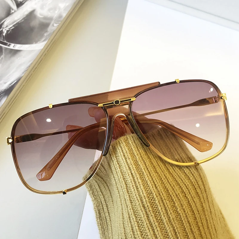 2021 Fashion Brand Gradient Pilot Sunglasses For Men Vintage Alloy Unique Claw Oval Sun Glasses Women Oversized Driving Shades
2021 Fashion Brand Gradient Pilot Sunglasses For Men Vintage Alloy Unique Claw Oval Sun Glasses Women Oversized Driving Shades