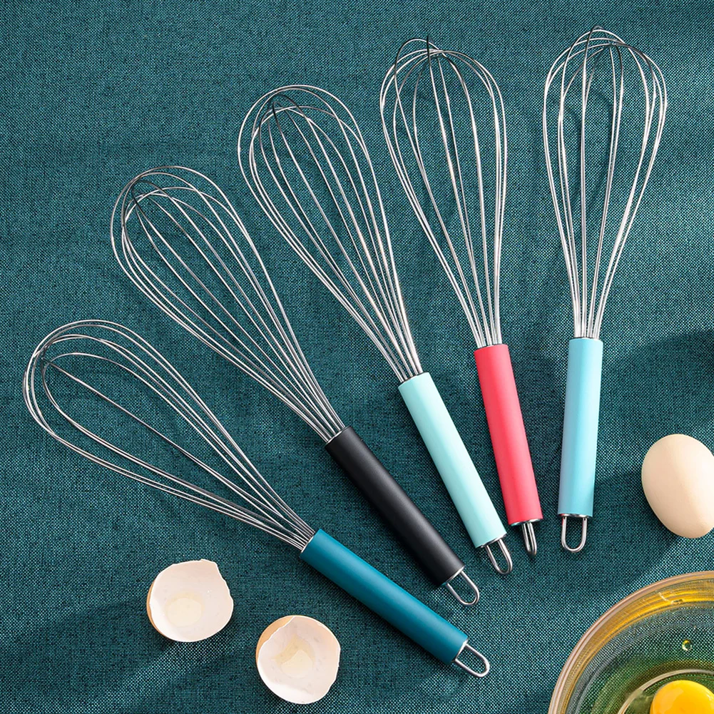 9"/12" Stainless Steel Egg Whisk Silicone Non-Slip Grip Egg Beater Ballon Whisk Milk Cream Butter Mixer Kitchen Tools and Gadget
9"/12" Stainless Steel Egg Whisk Silicone Non-Slip Grip Egg Beater Ballon Whisk Milk Cream Butter Mixer Kitchen Tools and Gadget