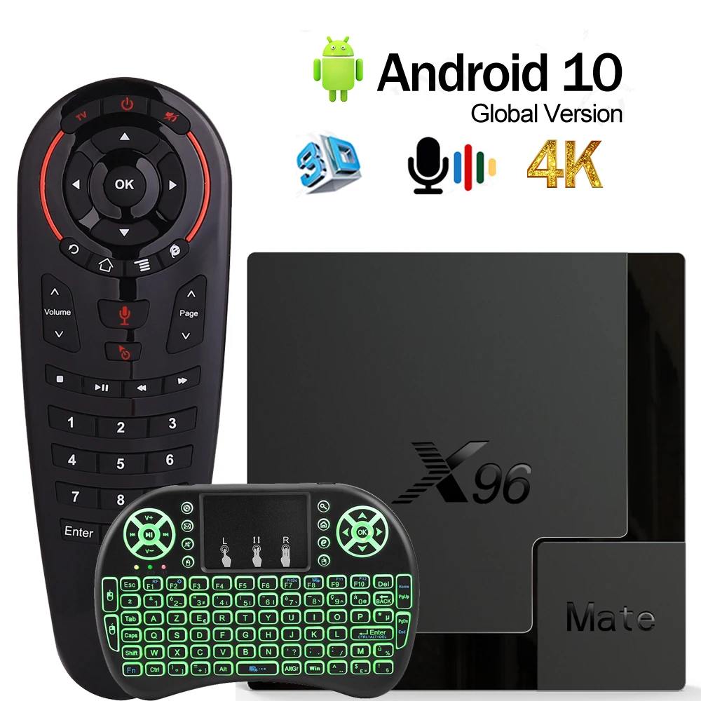 Приставка Смарт-ТВ X96 Mate, Android 10, Allwinner H616, 4 ядра, 4 + 32/64 ГБ, 2,4/5,0 ГГц, Wi-Fi
Приставка Смарт-ТВ X96 Mate, Android 10, Allwinner H616, 4 ядра, 4 + 32/64 ГБ, 2,4/5,0 ГГц, Wi-Fi