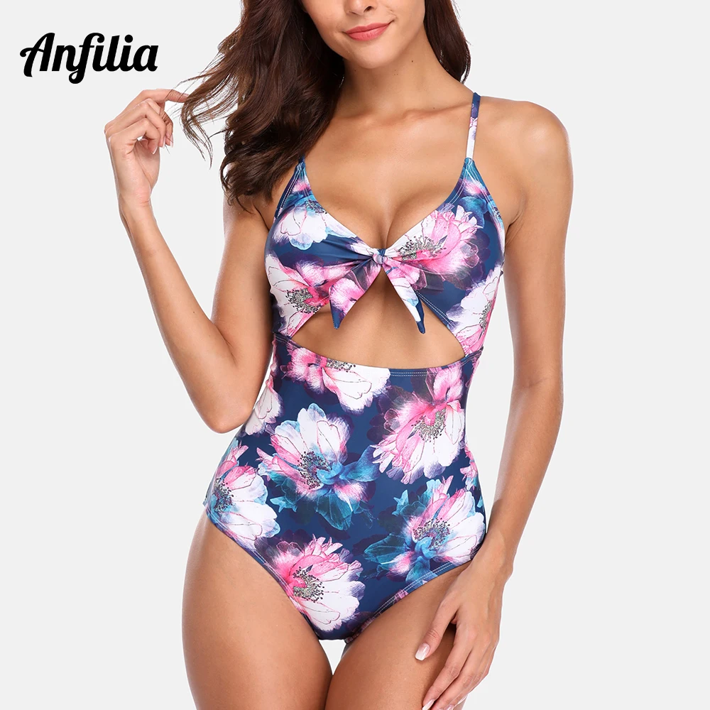 Anfilia Women's One-Piece Monokini Swimsuit Hollow-Out Swimwear Backless Bathing Suit Bow-Knot Monokini One-Piece Suits
Anfilia Women's One-Piece Monokini Swimsuit Hollow-Out Swimwear Backless Bathing Suit Bow-Knot Monokini One-Piece Suits