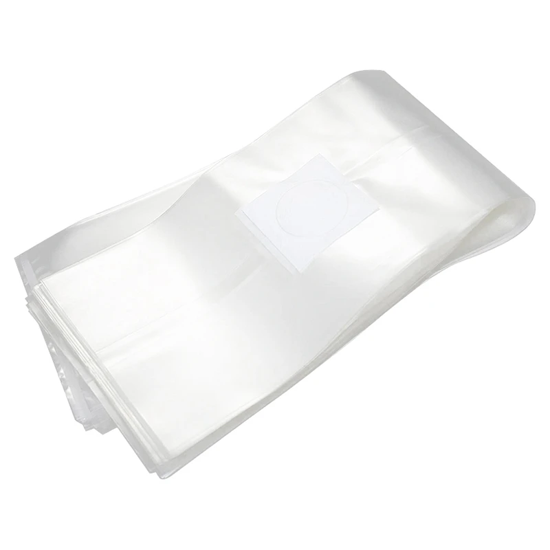 

50Pcs Mushroom Gg Bag Spawn Bags Thick 8 Mil Bags 12.6 x 20 Inch 0.2 Micrometre Filter Breathable Autoclavable Bags