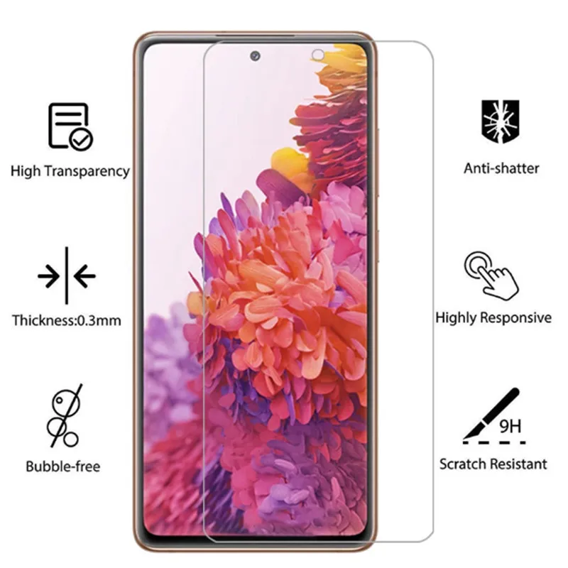 Закаленное стекло для Samsung s20 fe galaxy fan edition s10 lite 3 шт. | Мобильные телефоны и