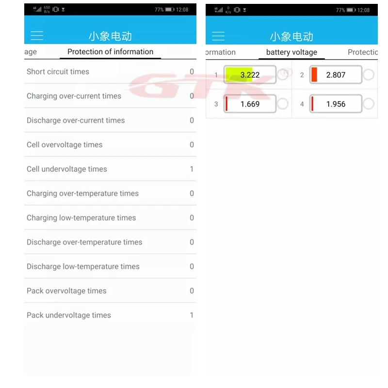 Умный BMS аккумулятор GTK 20S 72 в 20 А 30 40 50 а с bluetooth для аккумулятора электровелосипеда