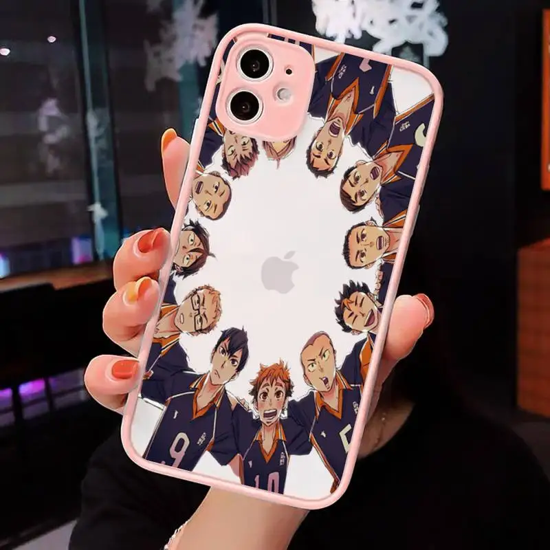 Haikyuu Anime Volleyball Phone Case matte transparent For Pink iPhone 7 8 x xs xr 11 12 pro plus max mini Clear Funda
Haikyuu Anime Volleyball Phone Case matte transparent For Pink iPhone 7 8 x xs xr 11 12 pro plus max mini Clear Funda