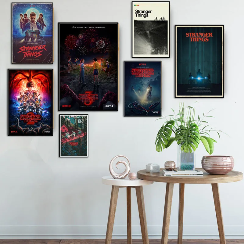 Постер и печать на холсте для сериала очень странные дела новый сезон 3 Netflix